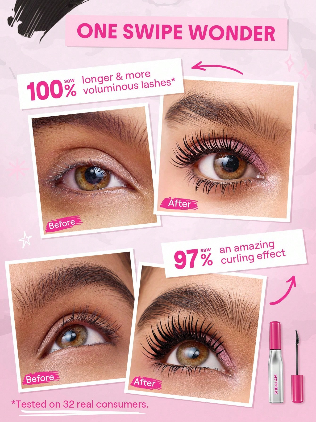 SHEGLAM Lashlighter ماسكارا - الصورة 4