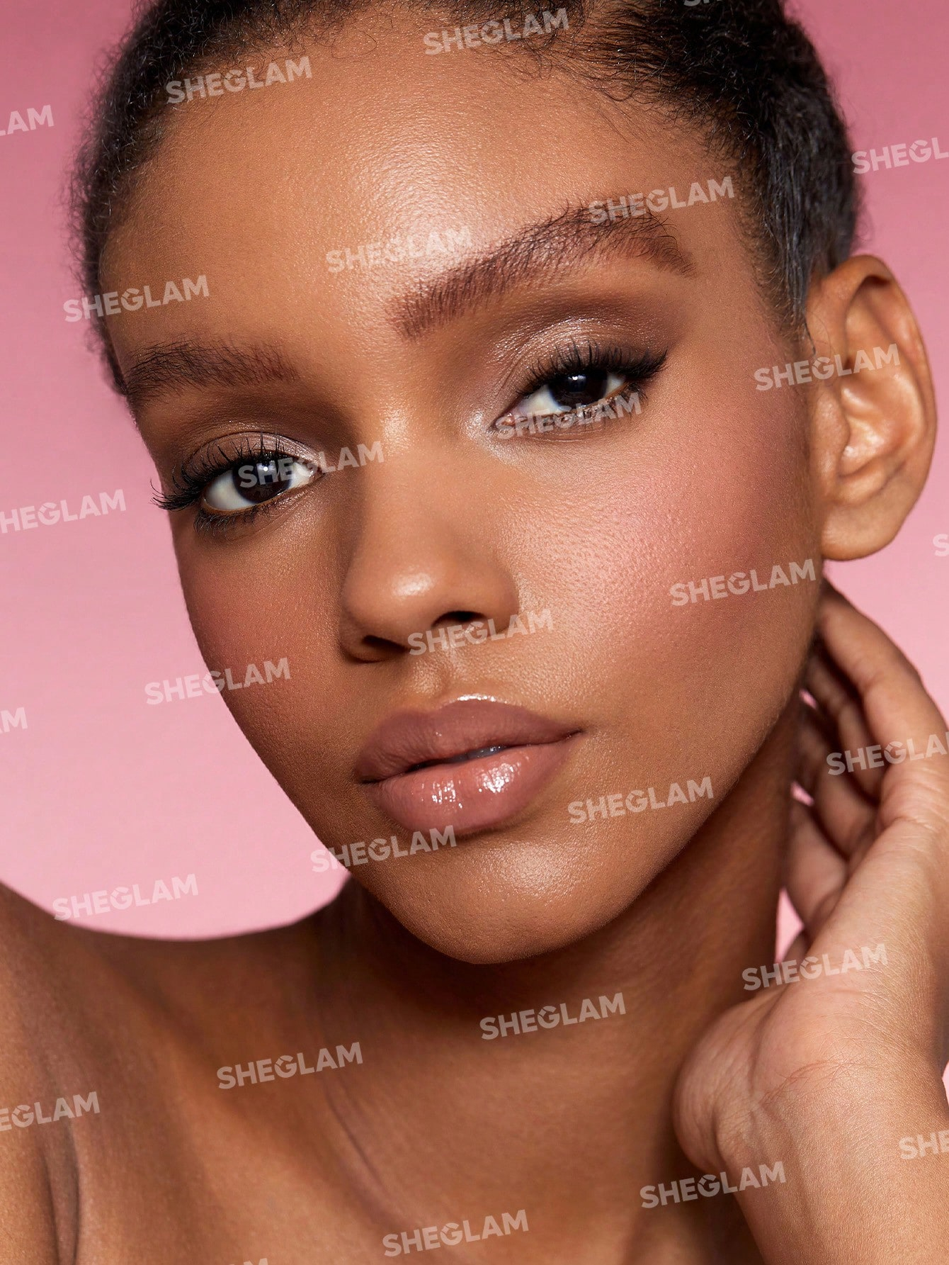 SHEGLAM فرشاة Brow-Fection بزاوية وفرشاة غمس تشبه الشعر - الصورة 8